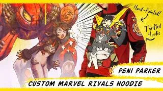 Thumbnail: I Made a Hand-Painted Marvel Rivals Hoodie! | Featuring Peni Parker