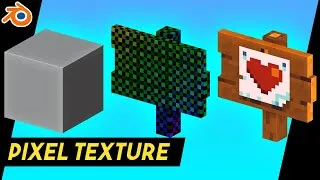 Thumbnail: Pixel Perfect Texture & Easy Unwrapping! in Blender 2.8 My Workflow Tutorial.