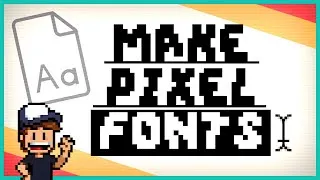 Thumbnail: Make a Pixel Art Font - Beginner Tutorial