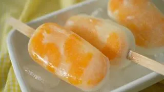 Thumbnail: Marshmallow Popsicle with Mandarin Orange マシュマロアイス みかん入り