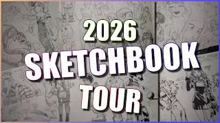 Thumbnail: ART SKETCHBOOK STRUGGLES (2026 Sketchbook Tour)