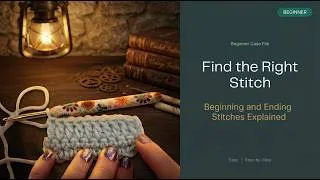 Thumbnail: Crochet Edges Made Easy | Find the First & Last Stitch