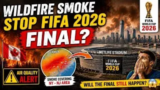 Thumbnail: FIFA World Cup Final Under Threat? Wildfire Smoke Reaches Stadium 🤯