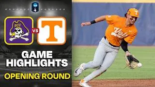 Thumbnail: East Carolina vs Tennessee (WHAT A GAME!) Baseball Highlights | NCAA Regional Opening Round (2026)