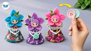 Thumbnail: They Are So Cute! 😍 Spring Felt Dolls DIY! 🌺 Easy and Very Beautiful!🌻