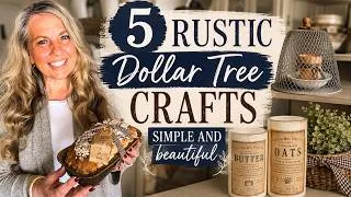 Thumbnail: Rustic Dollar Tree Crafts | 5 Simple & Beautiful Ideas | 2026