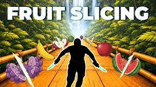 Thumbnail: BEAT SABER FRUIT CHALLENGE ⚔️🍎 | Burn Fat | Rhythm Cardio Game