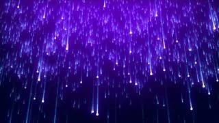 Thumbnail: Raining White Particles on a Blue Light Background - Motion Graphics Animated Background Video HD