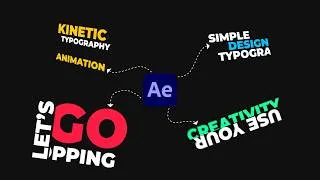 Thumbnail: Typography Motion Graphics Animation in After Effects - After Effects Tutorial | Kinetic Typography