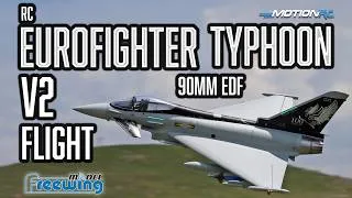Thumbnail: Freewing 90mm Eurofighter Typhoon V2 6S Full Flight | Motion RC