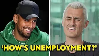 Thumbnail: Nick Kyrgios HITS BACK At Bernard Tomic..