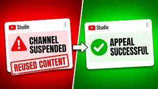 Thumbnail: YouTube Suspended My Channel for Reused Content — Here's How I Appealed & Won #youtube