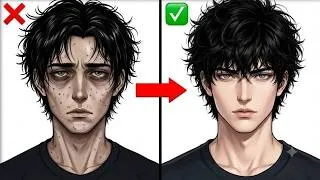 Thumbnail: How to Get Clear Glowing Skin at Home | 5 Simple Habits 😳 (Looksmaxxing Guide)