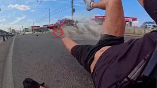 Thumbnail: When Bikers Push Their Luck Too Far (Motorcycle Crashes)
