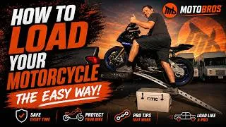 Thumbnail: STOP Struggling! The Easiest Way to Load a Motorcycle Into a Truck