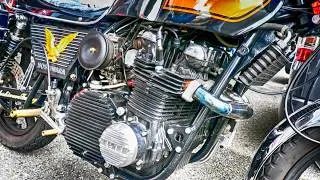 Thumbnail: Kawasaki Z turbo 😈 カワサキ Z キャブターボ 🐌 ヨシワラファクトリー 🔥 Oh! My 昭和オヤジスタイル
