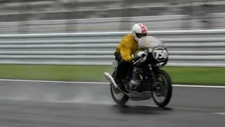 Thumbnail: 1971 Rickman CB750Four 🔥 雨のアメフェス2026 🔥 A.V.C.C.走行会 at 富士スピードウェイ 🔥 IKURA's AMEFES 2026