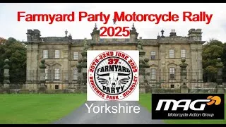 Thumbnail: ❤ FARMYARD PARTY 2025 - Motorcycle Rally with a purpose - Helmsley, Yorkshire, UK