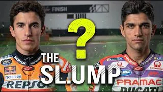 Thumbnail: Marc Marquez vs Jorge Martin: The Real Reason Behind The Bitter German GP Slump!
