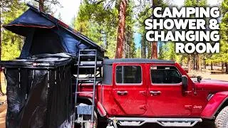 Thumbnail: Portable Camping Shower, Water Heater, and Water Tank from OpenRoad4WD. Install and Review.