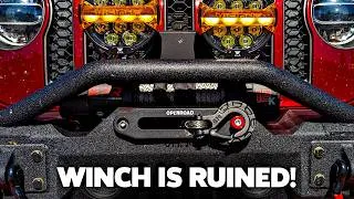 Thumbnail: How NOT TO connect your Winch to Your Battery! WINCH RUINED!