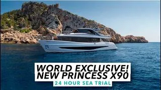 Thumbnail: WORLD EXCLUSIVE: New Princess X90 24hr Sea Trial | Princess X90 on test | Motor Boat & Yachting