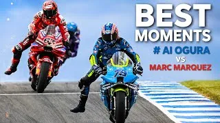 Thumbnail: AI OGURA vs MARC MARQUEZ – A BRUTAL BILL! #motogp