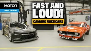 Thumbnail: 2022 Chevrolet Camaro Gen3 Supercar meets 1969 Camaro ZL-1 championship winner! | MOTOR