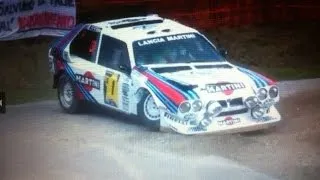Thumbnail: Markku Alen crashing his S4 at last years rally legends