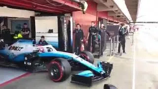 Thumbnail: Williams FW42 on track | F1 Barcelona Test 2019 | #F1 #FW42