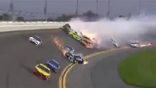 Thumbnail: The big one crash | Daytona 500 | Nascar Monster Energy 2019 | #Daytona500