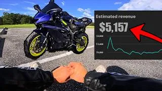 Thumbnail: How much I make as a Moto Vlogger