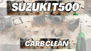 Thumbnail: Reviving My Rusty 1974 Suzuki T500 Carbs: Disassembly, Corrosion Cleanup & Ultrasonic Magic!