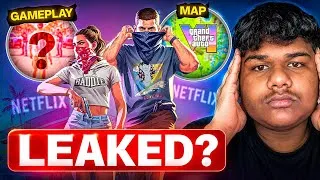 Thumbnail: GTA 6 Gameplay LEAKED Again? FULL Map Revealed! 🔥