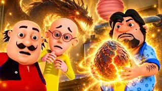 Thumbnail: John लाया Motu के लिए Dragon Egg 😱🐲| Motu-Patlu