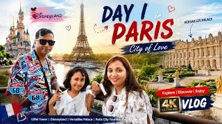 Thumbnail: 🇬🇧 London to Paris 🇫🇷 | Paris Day 1 ❤️ | Versailles Palace & Seine River Cruise | 4K Travel Vlog 