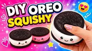 Thumbnail: DIY Oreo squishy✨/ easy and satisfying squishy tutorial #diy #squishy #satisfying 