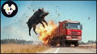 Thumbnail: 20 Terrifying Moments When Animals Crash Cars And Planes | Invasive Species