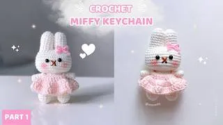 Thumbnail: [PART 1] Crochet miffy bunny 🐰ྀི࣪ Cute and Easy Amigurumi | Mova DIY