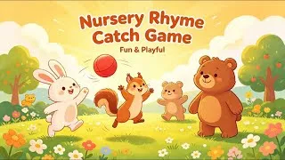Thumbnail: Fun Catch Game Nursery Rhyme Story For Kids!