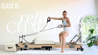 Thumbnail: Class 15 | 4-Week Reformer Pilates Challenge (Week 4) – 15min LEGS, 10min CORE, 10min ARMS 💪