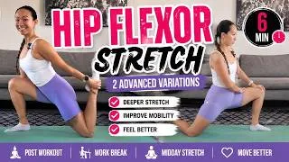 Thumbnail: 6-Minute Hip Flexor Stretch Routine | 2 Advanced Hip Mobility Stretches