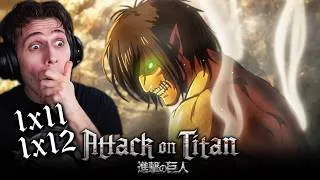 Thumbnail: Attack on Titan Season 1 Episode 11 & 12 REACTION!! *FIRST TIME WATCHING*