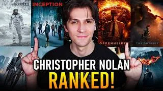Thumbnail: Every Christopher Nolan Movie Ranked! (The Odyssey, Interstellar, The Dark Knight, & MORE)
