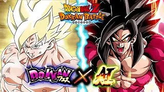 Thumbnail: (DOKKAN X AI) TEQ LR SSJ Goku & INT LR SSJ4 Goku