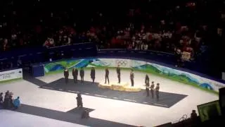 Thumbnail: Men's Figure Skating - Gold, Silver, Bronze Medal Presentations - Vancouver 2010 Olympics