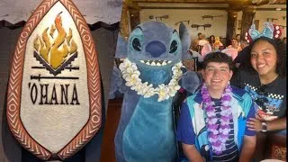 Thumbnail: Breakfast with Stitch at Ohana | Disneys Polynesian Resort Character Dining!