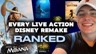 Thumbnail: Every Disney Live Action Remake RANKED! (Leading up to Moana)