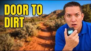 Thumbnail: How Close Are Cedar City, Utah's Trails, Really? (I Timed It — Door to Dirt)