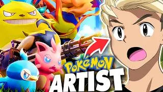 Thumbnail: Pokémon Artist Reacts to Palworld Pals for the First Time
